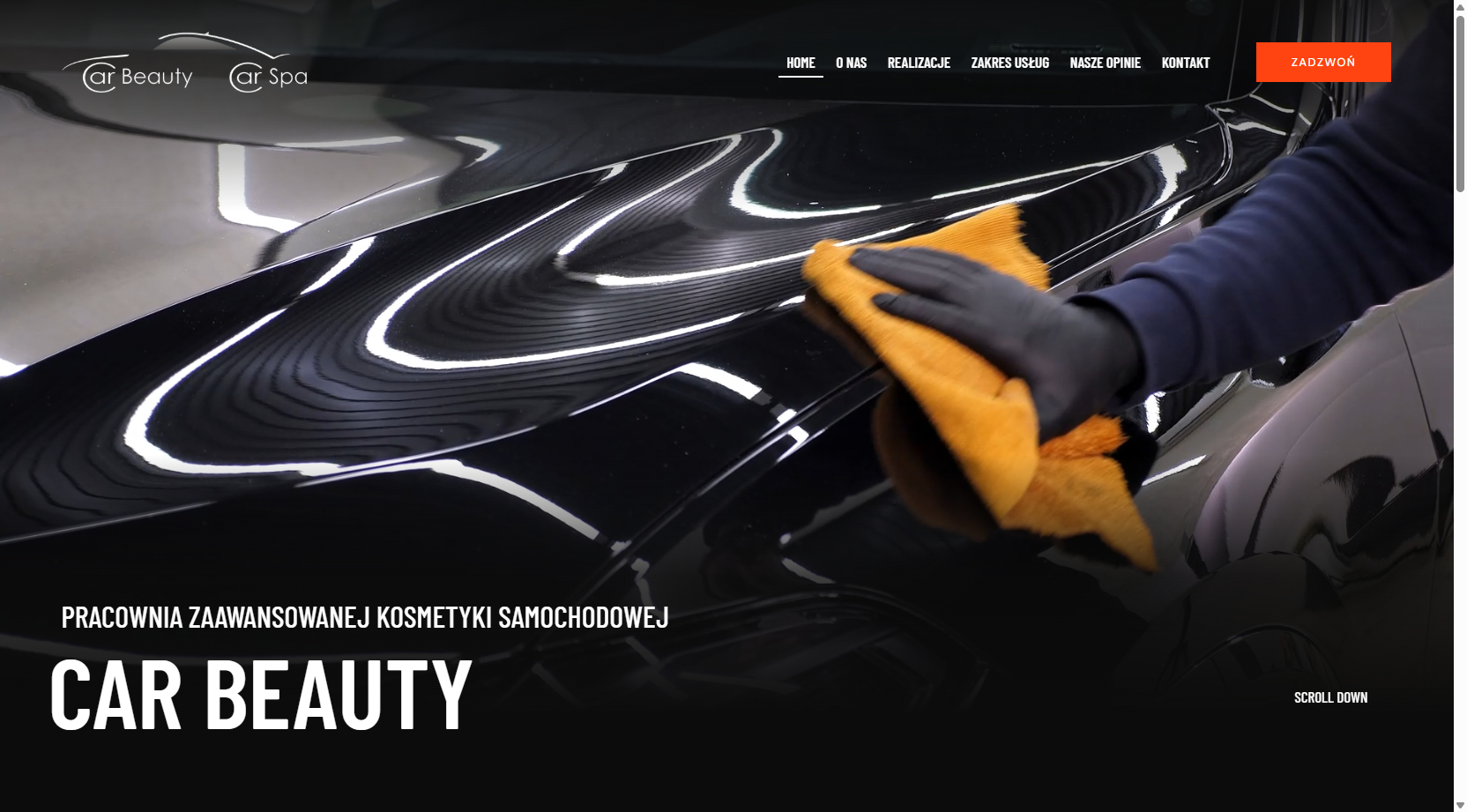 Strona www - car detailing