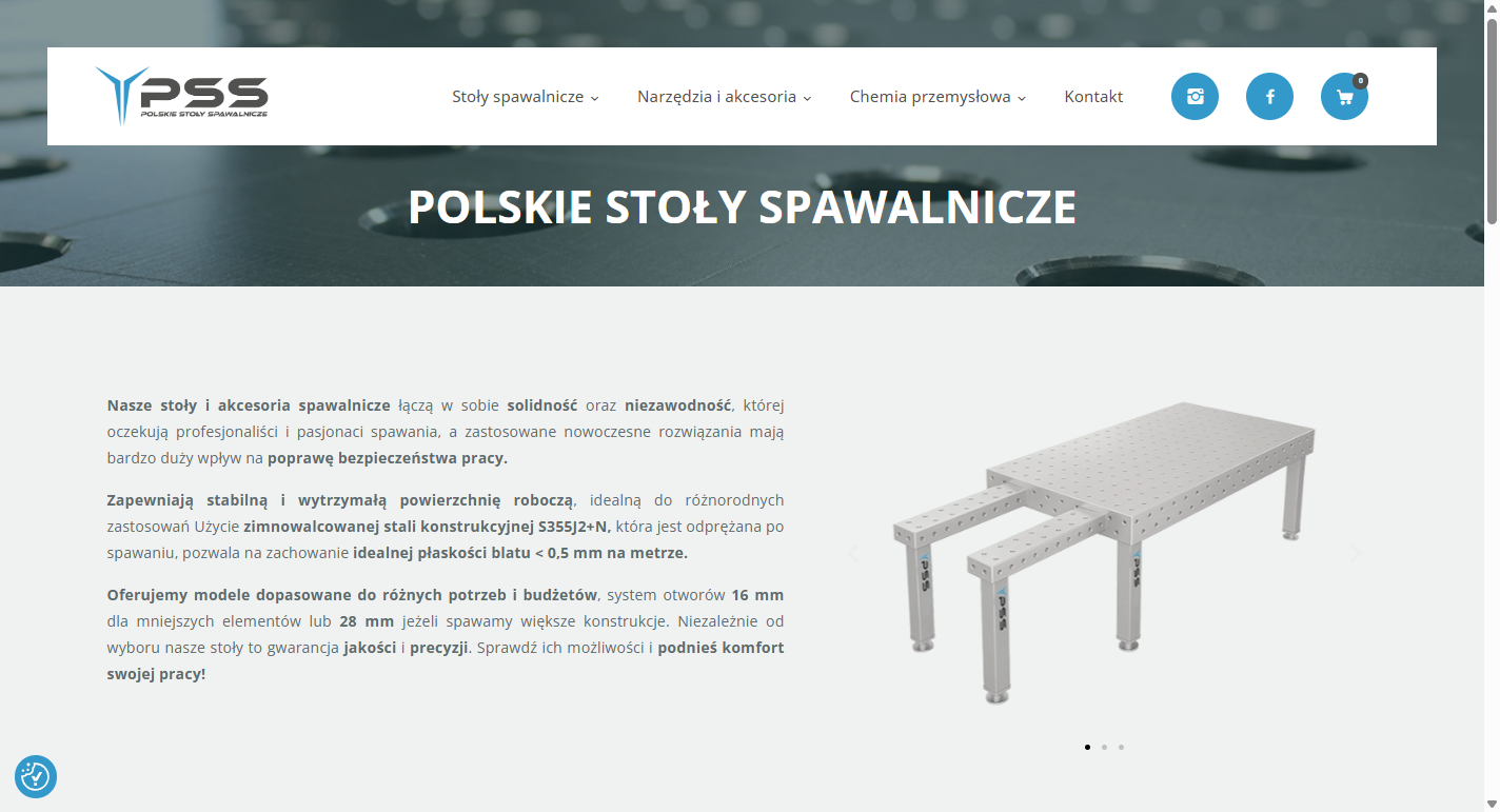 Sklep www ze stołami spawalniczymi