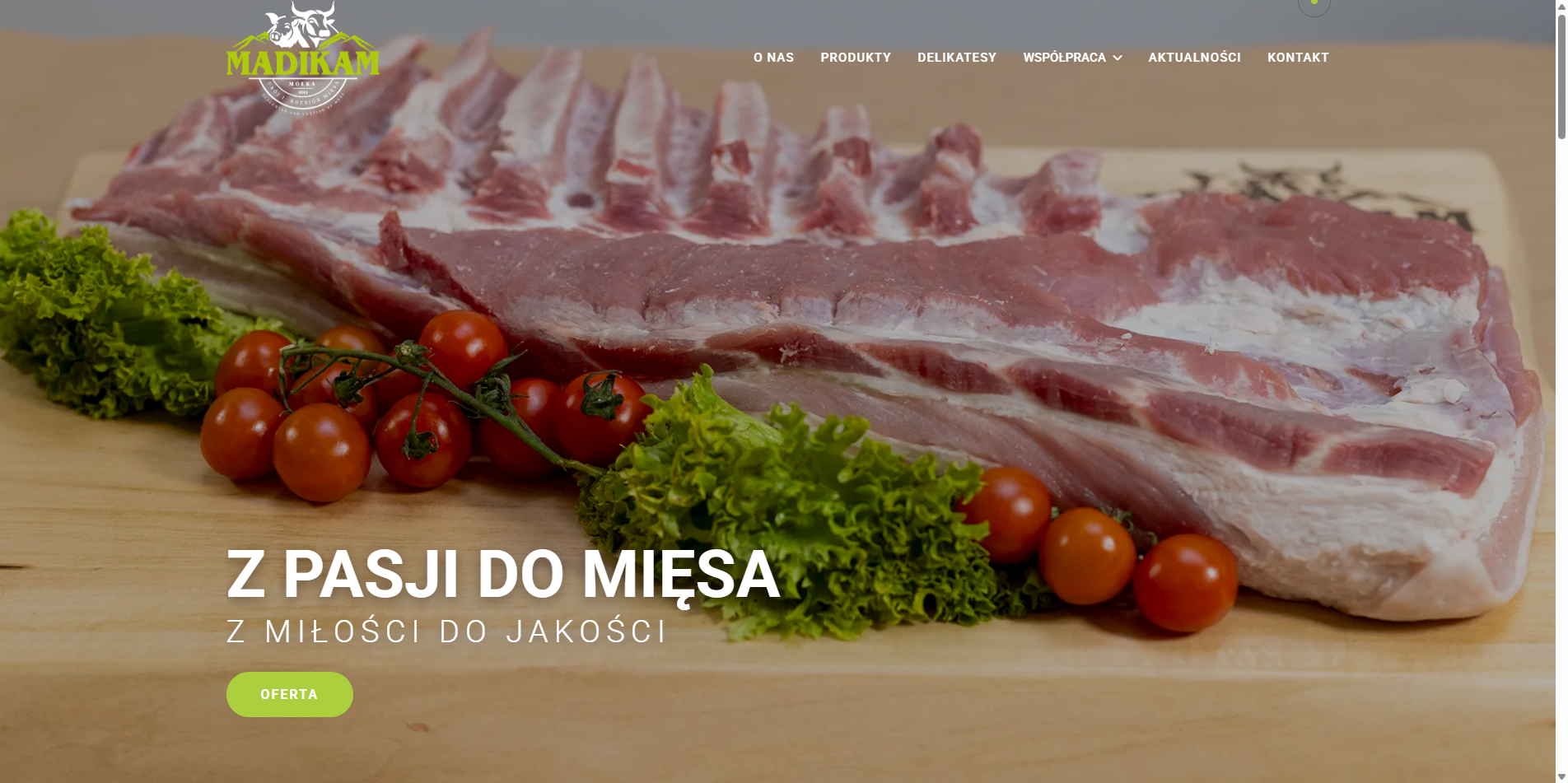 Strona www dla ubojni